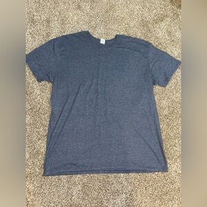 Men’s plain tee greyish blue. Soft comfy fit